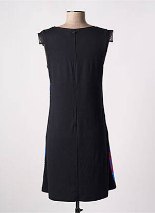 Rochie scurtă fără mâneci fără mâneci negru MALOKA femeie