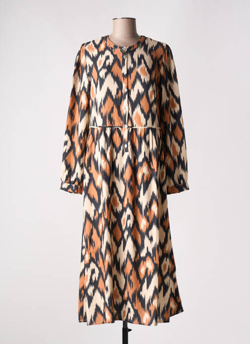 Rochie lungă portocaliu C'EST BEAU LA VIE femeie