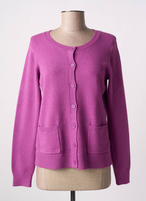 Vestă cu mâneci lungi violet JULIE GUERLANDE femeie