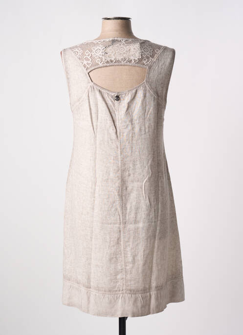 Rochie midi maro MALOKA femeie