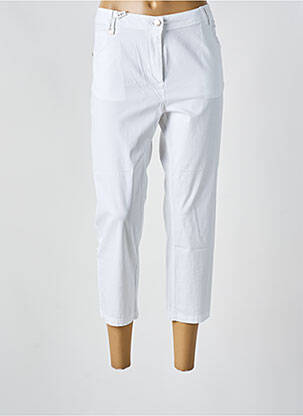 Pantalon trei sferturi alb AGATHE & LOUISE femeie