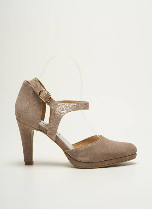 Pantofi cu toc auriu MYMA femeie