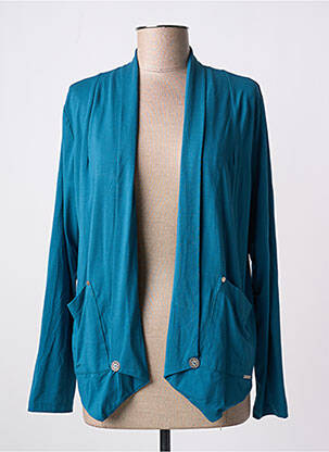 Vestă cu mâneci lungi albastru MALOKA femeie