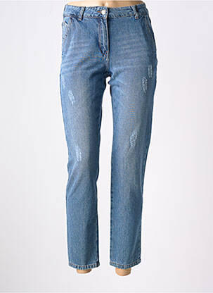 Pantalon 7/8 elasticitate mărime normală albastru MADO ET LES AUTRES femeie