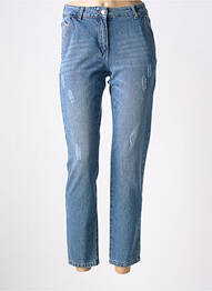 Pantalon 7/8 elasticitate mărime normală albastru MADO ET LES AUTRES femme