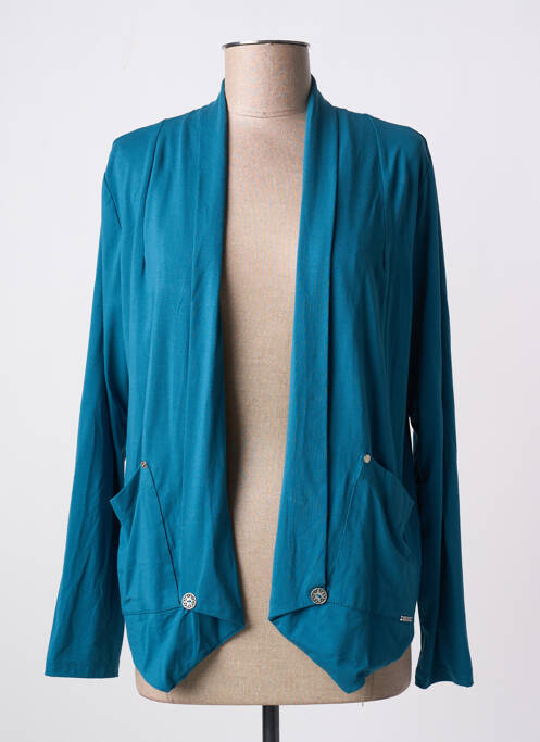 Vestă cu mâneci lungi albastru MALOKA femeie