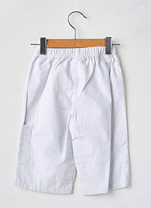 Pantalon trei sferturi buzunare talie elastică gri COUDEMAIL băiat