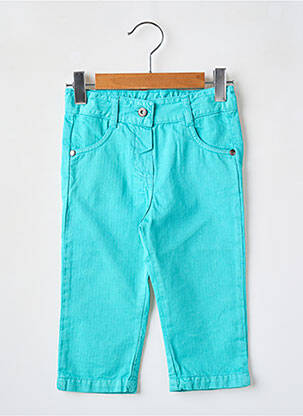 Pantalon drept albastru BERLINGOT fată