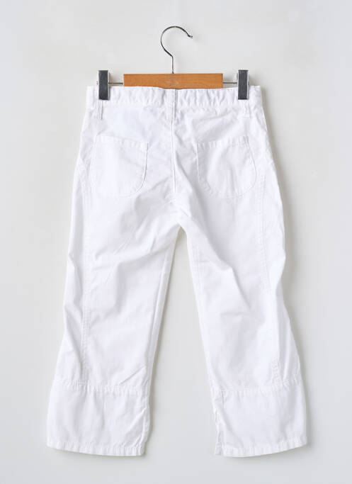 Pantalon drept alb CKS fată