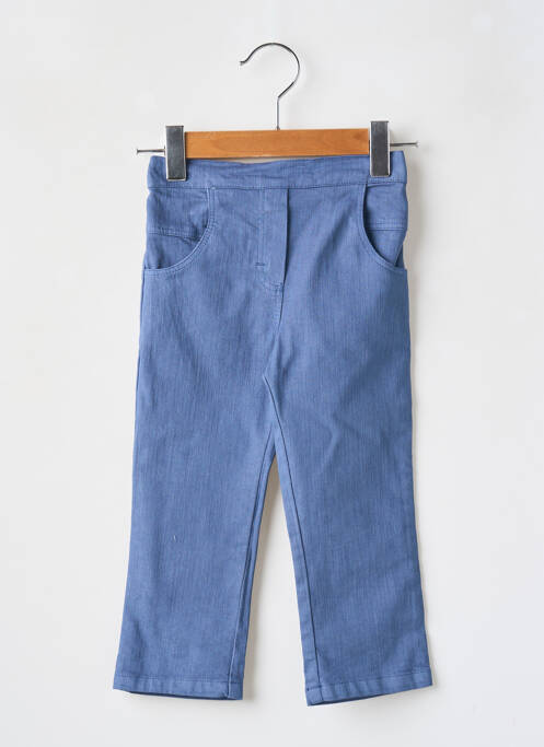 Blugi cu croială dreaptă albastru COUDEMAIL fată