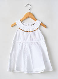 Rochie midi fără mâneci fără mâneci alb CKS fille