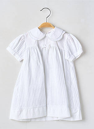 Rochie midi alb LAPIN BLEU fată