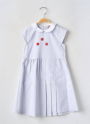 Rochie midi albastru COUDEMAIL fată