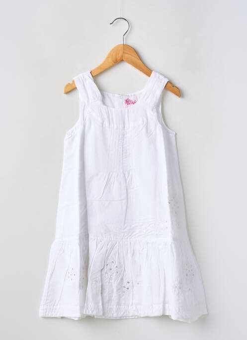 Rochie midi alb P'TITES CANAILLES fată