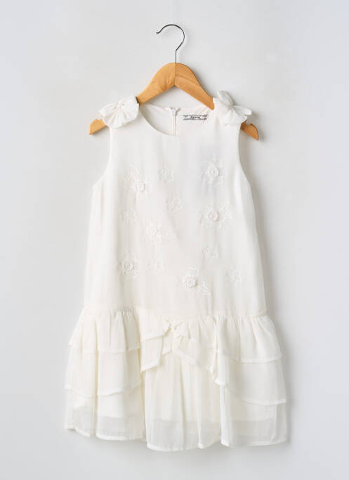 Rochie midi alb MAYORAL fată