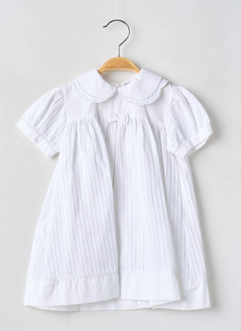 Rochie midi alb LAPIN BLEU fată