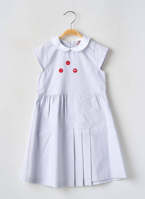 Rochie midi albastru COUDEMAIL fată