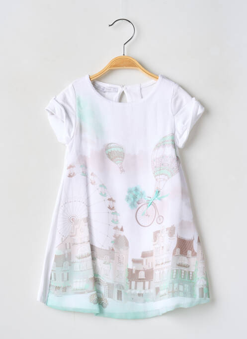 Rochie midi alb MAYORAL fată