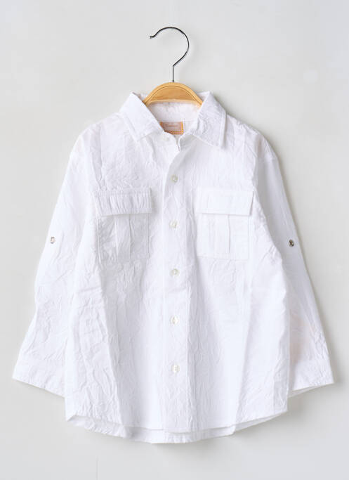 Cămașă cu mâneci lungi alb TAPIOCA băiat
