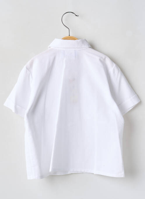 Cămașă cu mâneci scurte alb BFD CREATION băiat