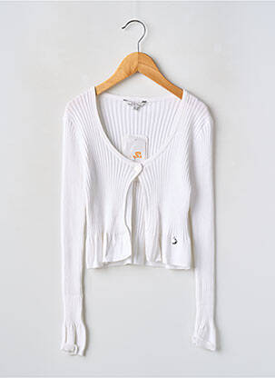 Vestă cu mâneci lungi alb MAYORAL fată