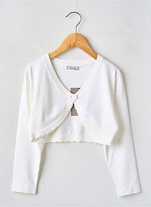 Vestă cu mâneci lungi bej MAYORAL fată