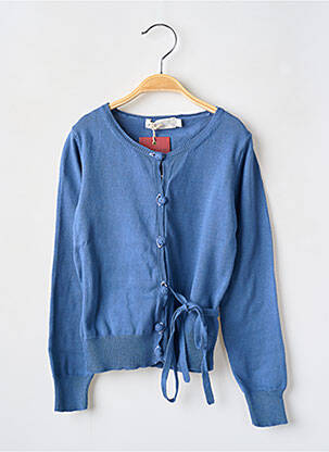 Vestă cu mâneci lungi albastru CKS fată