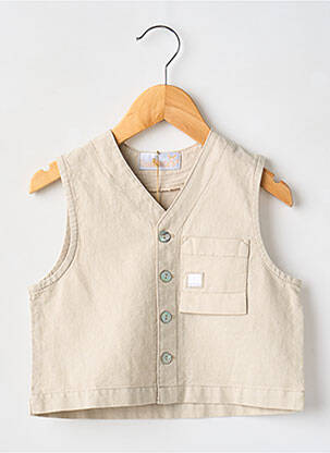Vestă fără mâneci bej BERLINGOT băiat