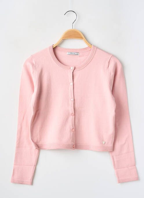 Vestă cu mâneci lungi roz MAYORAL fată