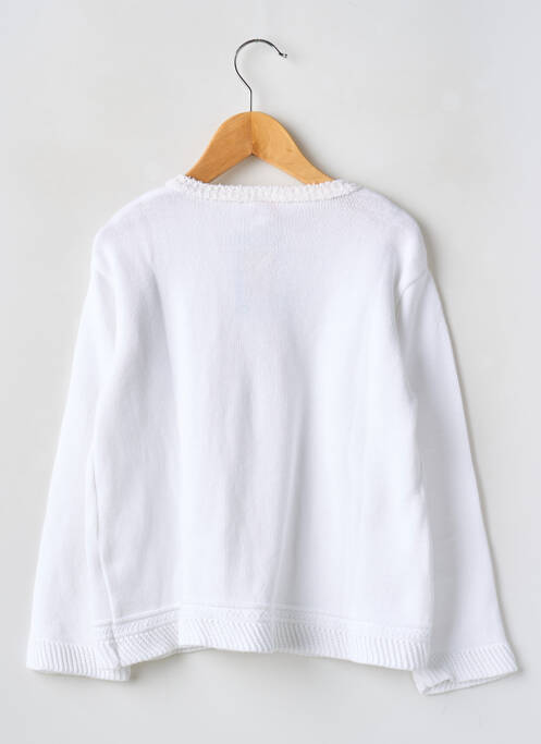 Vestă cu mâneci lungi alb TAPIOCA fată