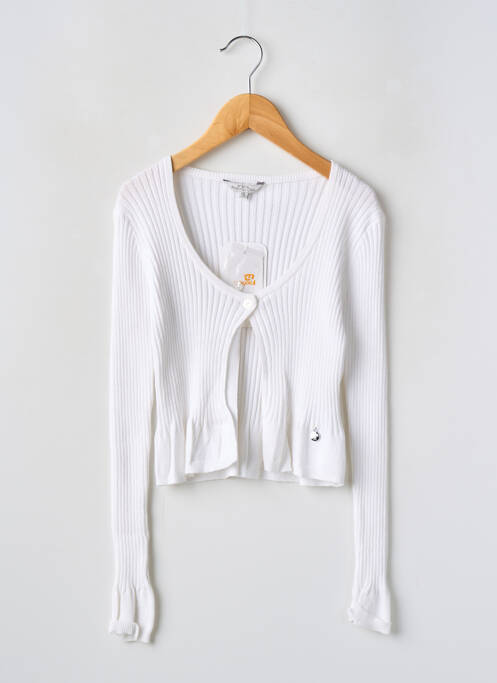 Vestă cu mâneci lungi alb MAYORAL fată