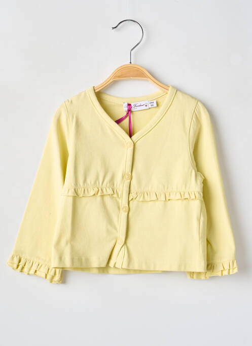 Vestă cu mâneci lungi galben POMME FRAMBOISE fată
