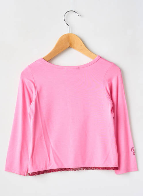Vestă cu mâneci lungi roz POMME FRAMBOISE fată
