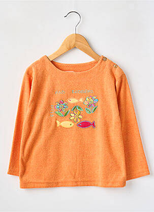 Hanorac portocaliu LES BÉBÉS DE TAPIOCA fată