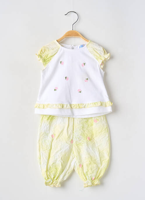 Set pantaloni galben LAPIN BLEU fată