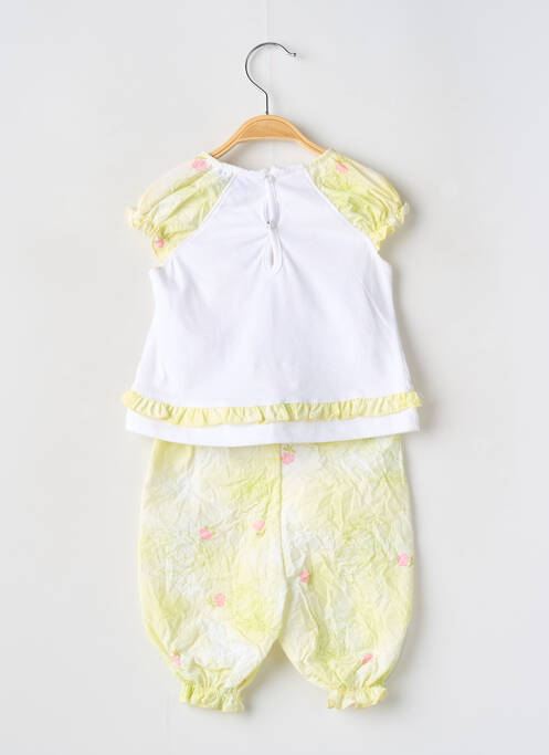 Set pantaloni galben LAPIN BLEU fată