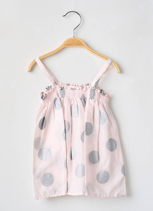 Rochie midi roz BERLINGOT fată