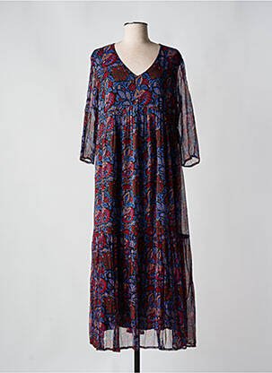 Rochie lungă albastru PALME femeie