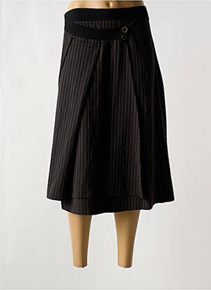 Fustă midi negru AMMA femeie