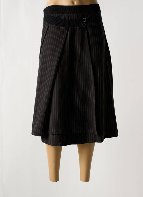 Fustă midi negru AMMA femeie