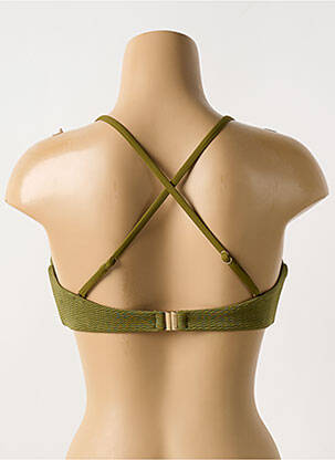 Sutien de costum de baie elasticitate sutien cu susținere înaltă și burete detașabil verde SEAFOLLY femeie