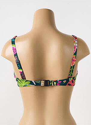 Sutien de costum de baie elasticitate sutien cupe întregi cu decolteu înalt verde GRAIN DE SABLE femeie