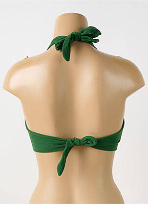 Sutien de costum de baie elasticitate sutien cupe întregi cu decolteu înalt verde PAIN DE SUCRE femeie