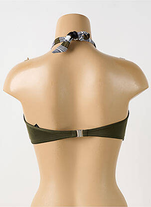 Sutien de costum de baie top sutien modelat top sutien modelat verde GRAIN DE SABLE femeie