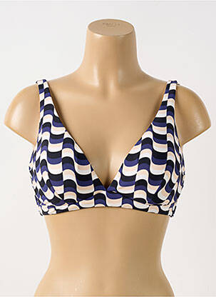 Sutien de costum de baie top sutien modelat top sutien modelat albastru SEAFOLLY femeie