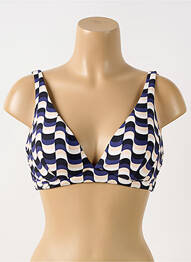 Sutien de costum de baie top sutien modelat top sutien modelat albastru SEAFOLLY femeie