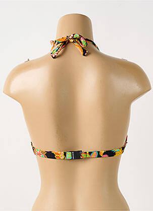 Sutien de costum de baie top sutien modelat top sutien modelat negru GRAIN DE SABLE femeie