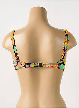 Sutien de costum de baie top sutien modelat top sutien modelat negru GRAIN DE SABLE femeie