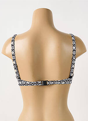 Sutien de costum de baie top sutien modelat top sutien modelat negru GRAIN DE SABLE femeie