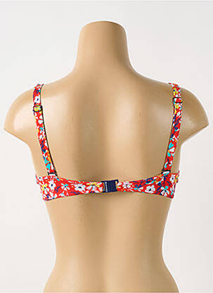 Sutien de costum de baie top sutien modelat top sutien modelat roșu GRAIN DE SABLE femeie